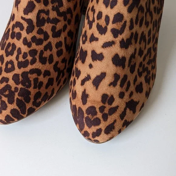 Lane Bryant Dream Cloud Cutout High Heel Bootie - Leopard - 11W - Picture 4 of 15